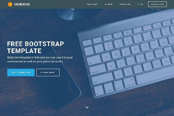 Mobirise Releases Bootstrap Mobile Template  for Mobile-Friendly Websites