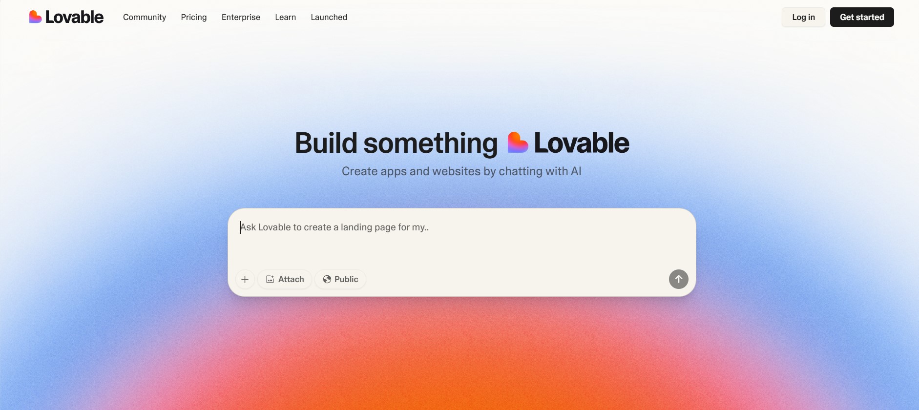 Lovable.dev AI Website Builder